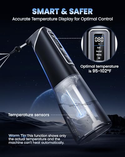 Ear Wax Removal, ONLYCARE FSA - HSA Eligible Earwax Removal Kit, Safe Ear Cleaner with Water Temp Sensor, Electric Ear Irrigation Flushing System, IPX7 Waterproof, USB Chargeable for Effective Clean - Image 6