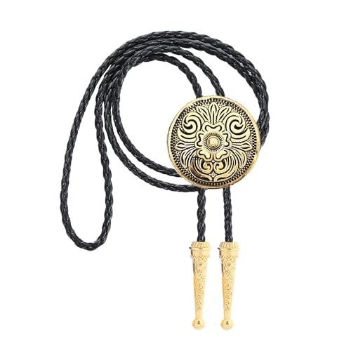 Image of Jeilwiy Bolo Tie for Men, Western Bolero Tie Cowboy Ties Native American Cowgirl Bolo Tie Accessories for Men Women