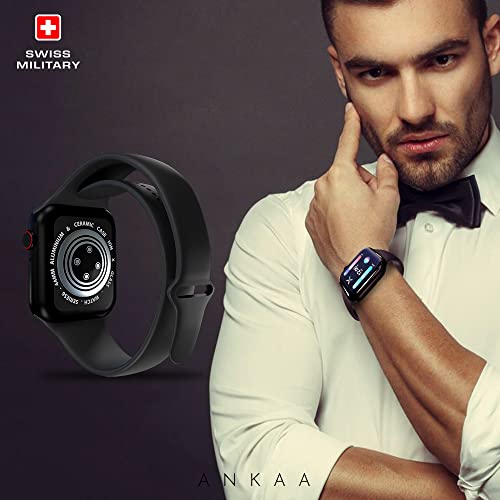 Image of SWISS MILITARY Ankaa Smart Watch with 7 Days Battery Life, Full Touch HD Display, 24 * 7 Heart Rate Monitor, Sleep Monitoring.