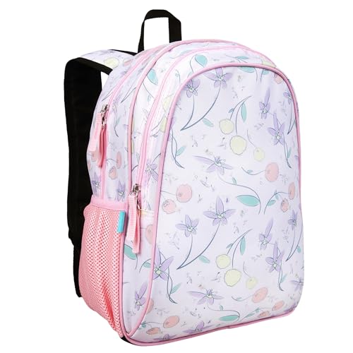 Image of Wildkin JumpOff Jo 15-inch Kids Backpack - Durable, Adjustable, Ideal for School - Fairy Blossom