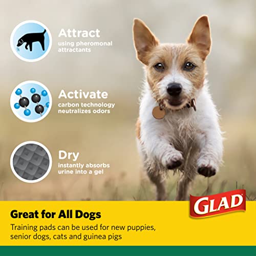 Glad for Pets Activated Carbon Puppy Training Pads | Puppy Pads for Dogs, Super Absorbent and Leak Proof Puppy Pee Pads… - Image 4