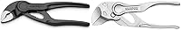 Vista 1 de KNIPEX Tools Cobra XS - Alicates para bomba de agua (87 00 100), 4 pulgadas y alicates llave XS