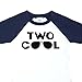 Olive Loves Apple Two Cool 2nd Birthday Shirt for Toddler Boys 2nd Birthday Shirt Boy 3/4 Sleeve Two Cool,Navy,2T