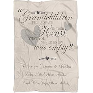 Personalizedgrandmablanketforgrandparentsmomilovegrandmathrowfromgranddaughtercustomwithgrandkidsnamesforchristmasmothersdayfleece50x60beige Urban Country Home Decor Personalized grandma blanket for grandparents mom i love grandma throw from granddaughter custom with grandkids names for christmas mothers day fleece 50×60 beige urban country home decor