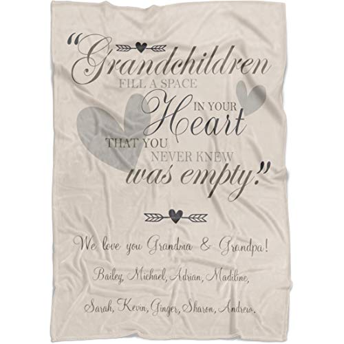 Personalizedgrandmablanketforgrandparentsmomilovegrandmathrowfromgranddaughtercustomwithgrandkidsnamesforchristmasmothersdayfleece50x60beige Urban Country Home Decor Personalized grandma blanket for grandparents mom i love grandma throw from granddaughter custom with grandkids names for christmas mothers day fleece 50×60 beige urban country home decor