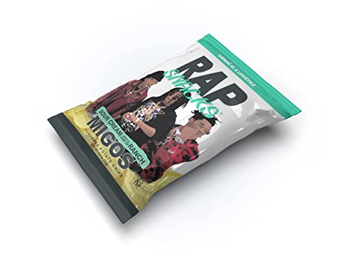 Rap Snacks Migos Sour Cream With A Dab Of Ranch Potato Chips 2.5 Oz Bags - Pack Of 12 #TOP6