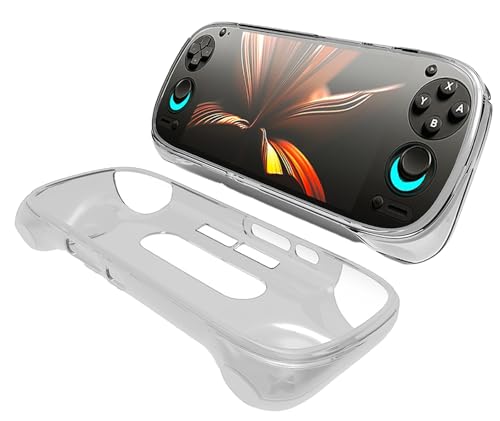 GIOPUEY Clear Funda Compatible con Retroid Pocket 5, Ultradelgado TPU Case Cover, Anti-caída, Portátil - Transparent