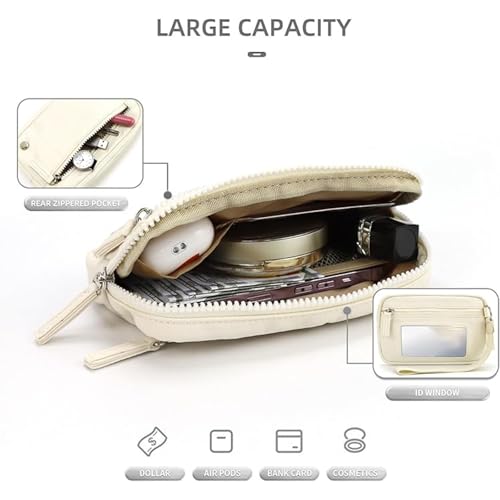 Convely Essential Wristlet, Convely Wristlet Wallet, Wristlet Bags for Women, Nylon Wristlet Bag Purse Waterproof Cell Phone Pouch Handbag with Wrist Strap and Zip – Bild 5