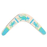 【MATERIAL DE ALTA CALIDAD】Este Boomerang de Madera está hecho de material de madera de alta calidad, que es ecológico, seguro, no tóxico, duradero y resistente al desgaste.