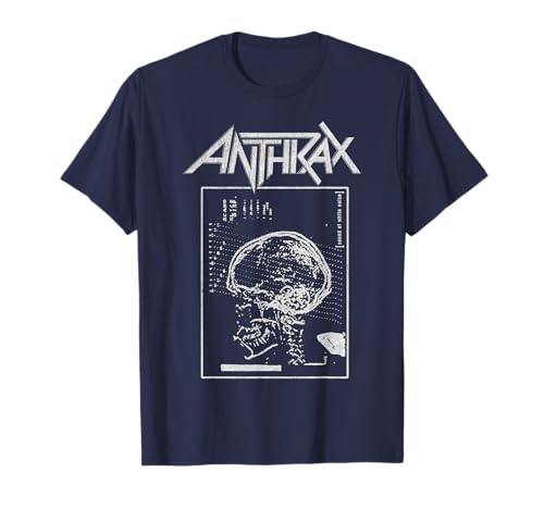 Anthrax Sound of White Navy T-Shirt