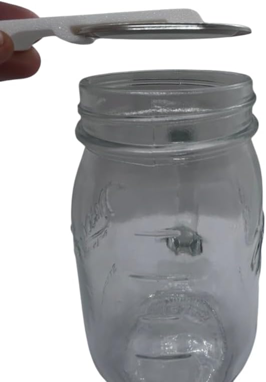 Canning and Mason Jar Opener, Easy Release Vacuum Seal for all lids magnetic (White) image 2