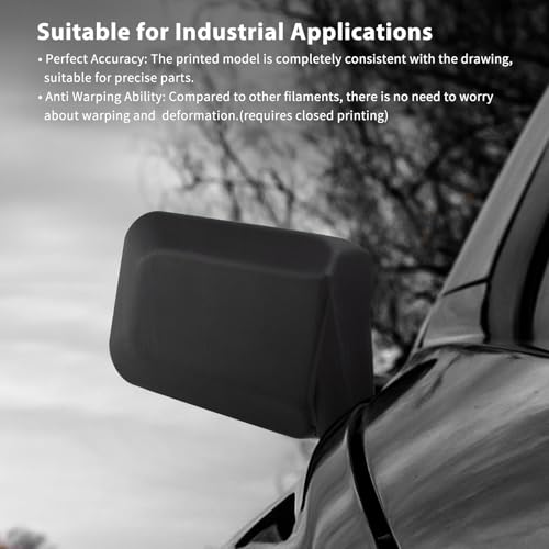 Image of Carbon Fiber Reinforced PPA Nylon, Low Moisture Sensitive Reinforced PPA-CF 3D Printer Filament, Carbon Fiber Filament for Industrial Engineering Printing, 1kg (2.2lbs) Spools