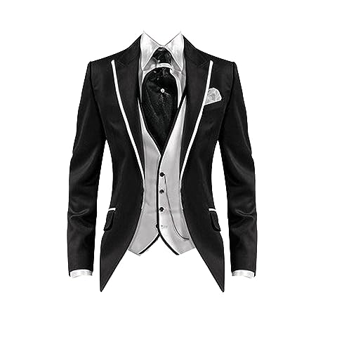 Veste de fête pour homme haut de gamme avec revers en pointe