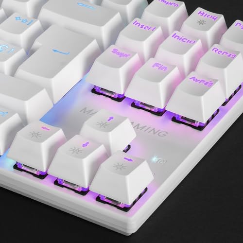 Teclado Gamer MK80 TKL RGB Conectividad USB miniatura 3