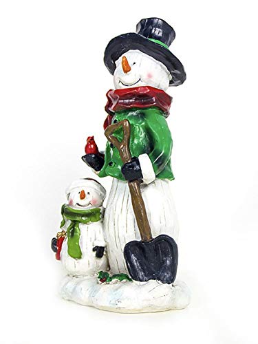 Yichener - Muñeco de Nieve de Resina Pintada para Navidad, decoración del...