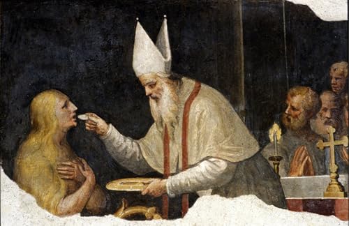 Image Déco D'Art Murale de la Communion de Madeleine Luini toile