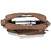 ROYALZ 'Oregon' Sacoche à Bandoulière Petit Homme Cuir Véritable Sac à MainVintage pour Tablette iPad 9,7 Pouces Messager Besace Sac à l'épaule, Couleur:Montana marron #3