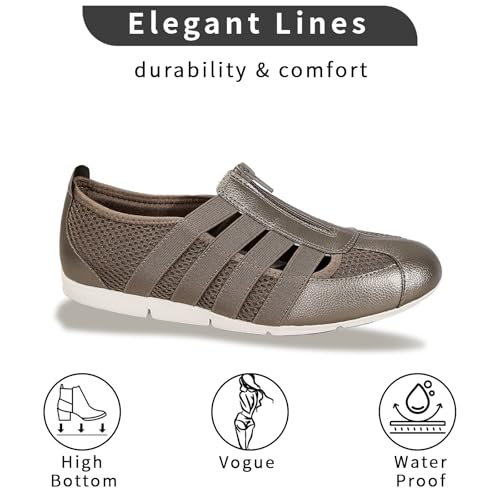 Women's Comfortable Walking Shoes Lightweight Mesh Slip-on Loafers Low Top Casual Fashion Sneaker for Women2
