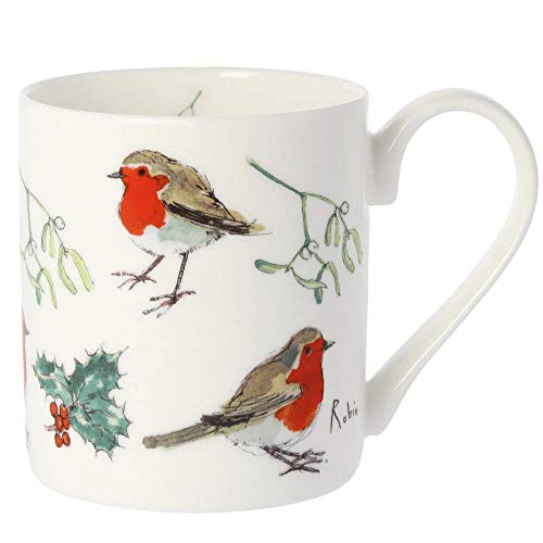 Image of Madeleine Floyd 5 Robins Bone China Mug