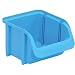 Produktbild hünersdorff 671300 Lagersichtbox (B x H x T) 115 x 100 x 75mm Blau, 3 Stück