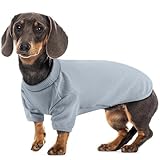Taille optimisée pour plus de confort : choisissez la bonne taille en fonction de la longueur de poitrine et de dos de votre chien. Conçu pour s'adapter confortablement aux races, des petits chihuahuas aux grands labradors, assurant à votre chiot un look élégant dans un ensemble gilet/t-shirt tricoté pour chien