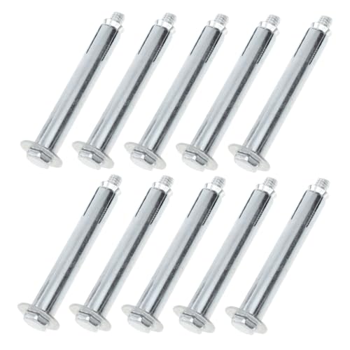 Alipis 20pcs Heavy Duty Expansion Anchor Bolts for Concrete for Driveway Installation Easy to Use Material