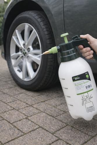 Almineez 2L High Pressure Car Wash Sprayer Wheel Cleaning Spray Hand Pressure Snow Foam Sprayer Pressure Foam Sprayer for Watering Plant Pets Showering