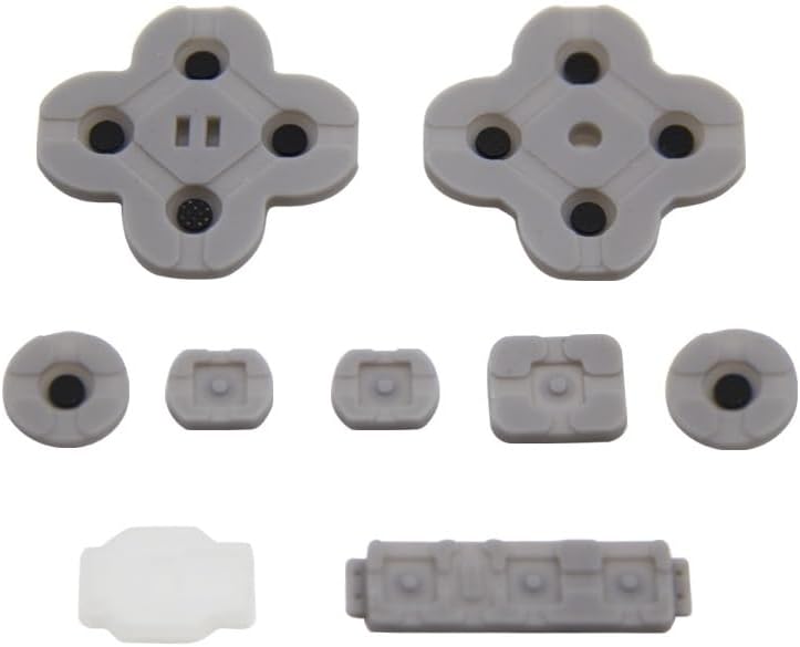 Compatible with Nintendo Switch Lite Buttons, Rubber Rubber Set, Left and Right Set, Repair Parts, Replacement Parts, Compatible