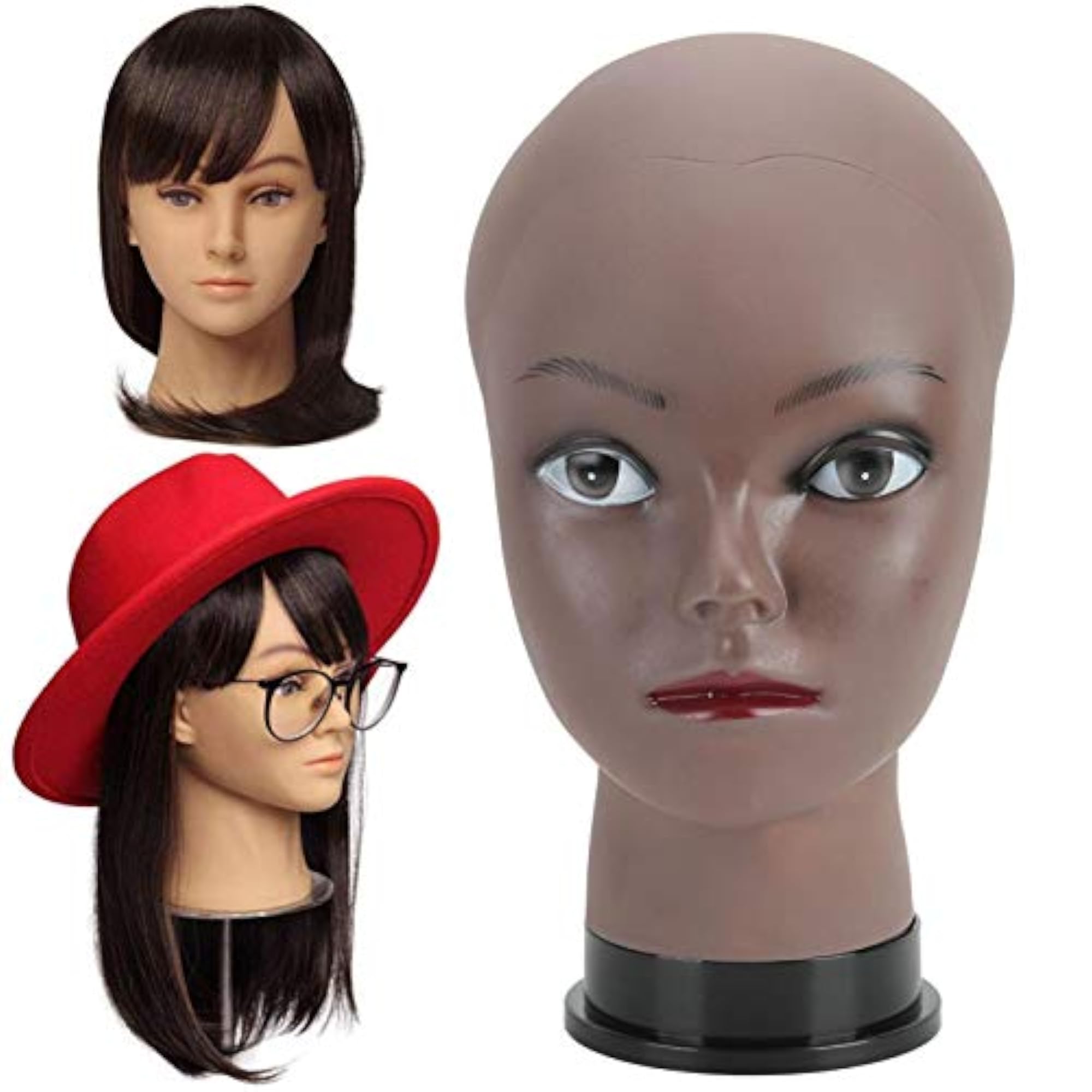 Manikin Head Reliable Model for Wigs, Glasses, and Hats