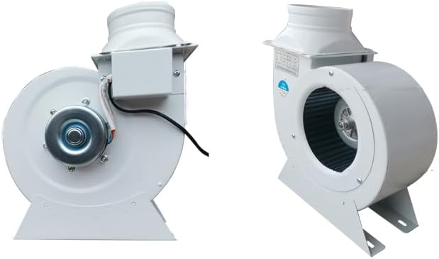 KLT-250# AC220V 100W 320x250x100mm Range Hood Movement Duct Exhaust Fan Large Suction Exhaust Fan Turbo Centrifugal Fan