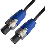 Câble haut-parleur professionnel de 7 mm ø robuste équipé de connecteurs speakOn Neutrik.
