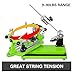 TREEYX Tennis Stringing Machine, 6-Point Fixed Badminton Racket String Machine,Racquet Rotation/Anti Slip Pull Wire Restring Tools