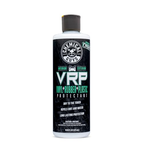 Chemical Guys VRP Vinyl Rubber and Plastic Protectant Super Shine Dressing for Tires Trim and More Safe for Cars Trucks SUVs & More (16 Fl oz) - New Car Scent
