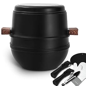 Stackable Cookware Set Nonstick 100% PFOA Free Induction Pots and Pans Set Space Saving with Cooking Utensils 13 Piece…