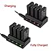 Anbee 3.7v 630mAh LiPo Battery 2pcs + Muilti-Battery Charger for Parrot MiniDrones Mambo FPV - Fly - Mission / Jumping Sumo / Rolling Spider / Air Night / Airborne Cargo / Jumping Race Drone