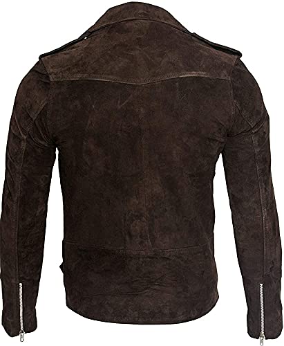 Image of Men Leather Jacket - Lambskin Winter Vintage Motorcycle Biker Jacket, Coat Soft & Stylish Moto Ride & Racing Jacket's