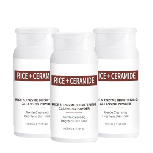 Rice Enzyme Brightening Cleansing Powder, Rice Foaming Cleanser, Korean Face Wash For Face And Body, Hydrating Gentle, Creamy Lather, Deep Pore Cleansing, Softens Skin (3)