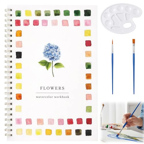 Libro da colorare per adulti, libro da colorare, kit di pittura con strumenti di pittura, kit da colorare per graffiti per esercizi guidati di arte floreale per principianti e appassionati, adatto per