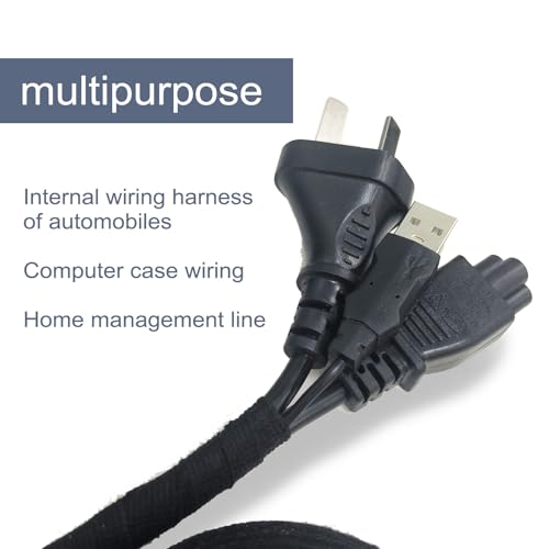 WELSTIK Kabelbaum Band 19mm*15m, 10 Pack- Premium-Gewebeband für elektrische Automobil, hervorragende Rauschunterdrückung und Kabel
