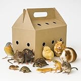 Disposable pet Carriers for Small animals-12 Pack. (Brown)