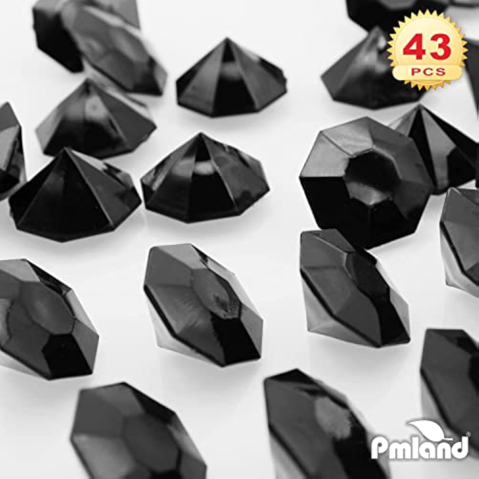 Large Acrylic Diamond Crystals Gems Set
