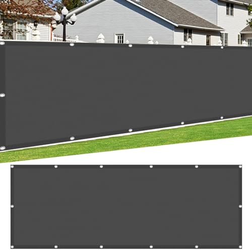 Toldo impermeable 350 x 900 cm gris oscuro resistente a la intemperie 2