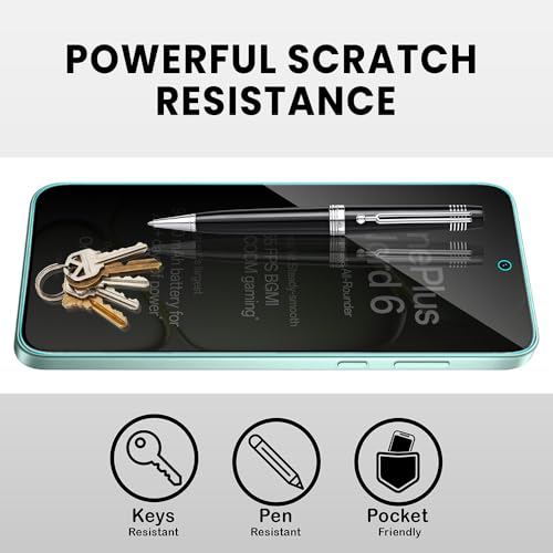 Image of ArmourPro Anti-Spy Privacy Tempered Glass for OnePlus Nord 6 - Anti Peeping Screen Protector, Edge to Edge Full Coverage, 9H Hardness, Easy Installation Kit | Pack of 2