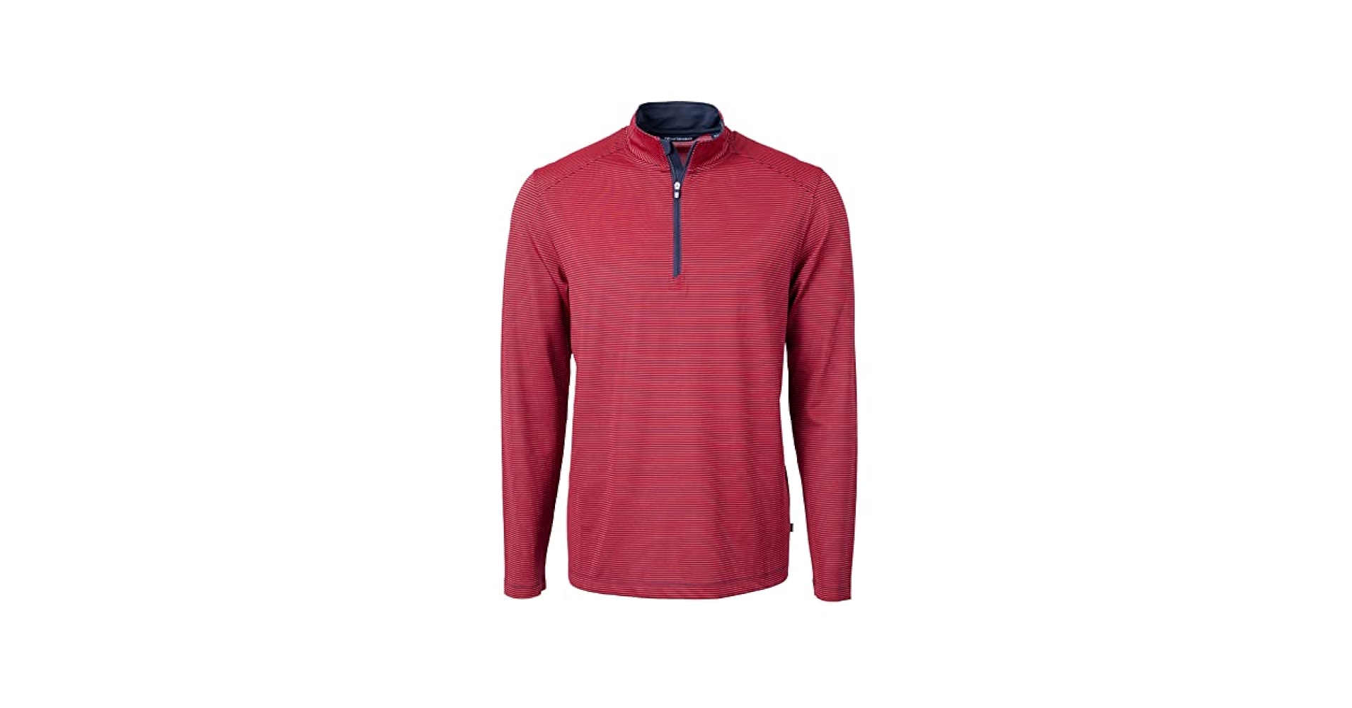 Cutter & Buck Virtue Eco Pique Micro Stripe Recycled Mens