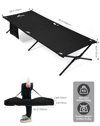 Sportneer-Camping-Cot-Military-Cot-Portable-Camping-Cots-for-Sleeping-783x287x146-Heavy-Duty-Folding-Bed-for-Adults-Teen-Outdoor-Travel-Camping-Tent-Lounge-Office-Support-330-Lbs