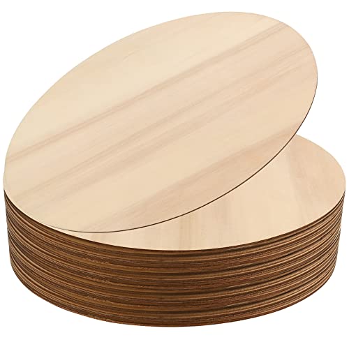 JAPCHET 30 Pieces 10 Inch Round Wood Circles Review: Are They Worth It for Your Crafts?