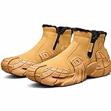 Thermal Boots Fleeced & Waterproof, Mens Snow Boots...