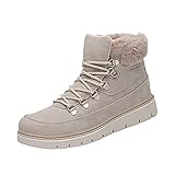 MAZURKA Womens Hiking Boots Waterproof Mid Low Warm Snow Boots Non-slip Fashion Ankle Boots Hiking...