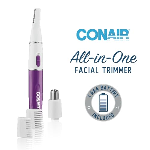 Conair LLT2LW All-In-1 Facial Hair Trimmer For Women, Perfect For Face, Ear/Nose And Eyebrows thumb #1