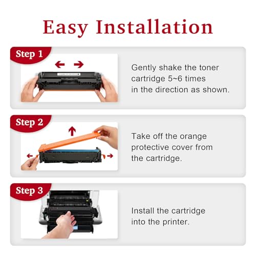 MEGAIN 075 Toner Cartridge Replacement for with Color imageCLASS MF665Cdw LBP646Cdw MF663Cdw MF662Cdw LBP647Cdw LBP640 MF660 Laser Printers with Chip (with Chip, 5 Pack) by MEGAIN - Image 7